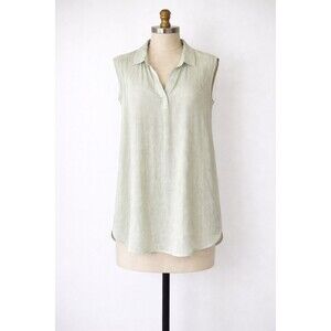 Prana Tunic Top Size Small Relaxed Fit V-Neck Sleeveless Women's Pockets